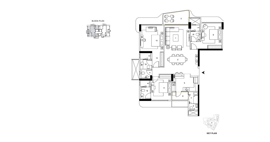 Rustomjee Balmoral Floor Plan