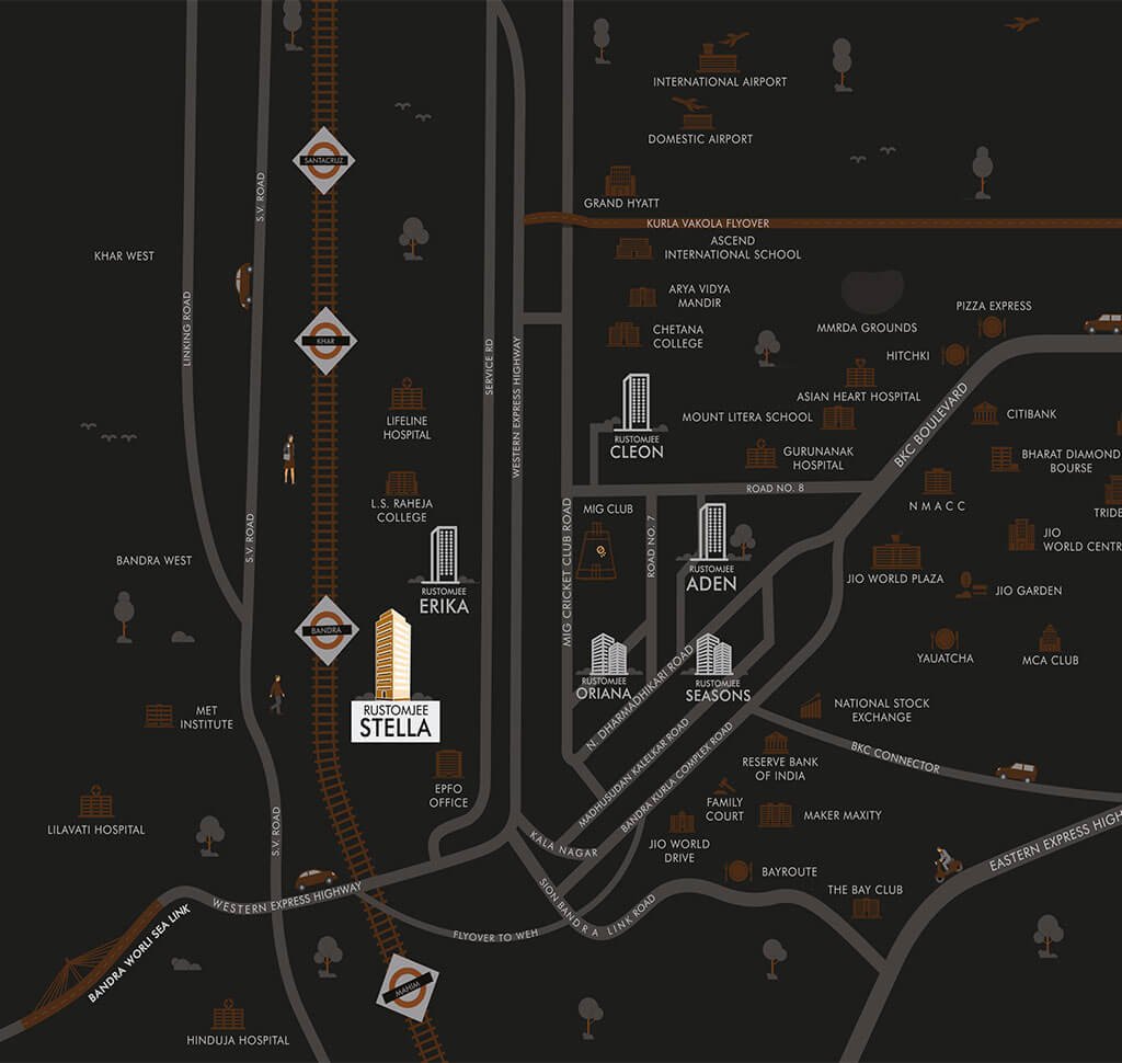 Rustomjee Stella Location